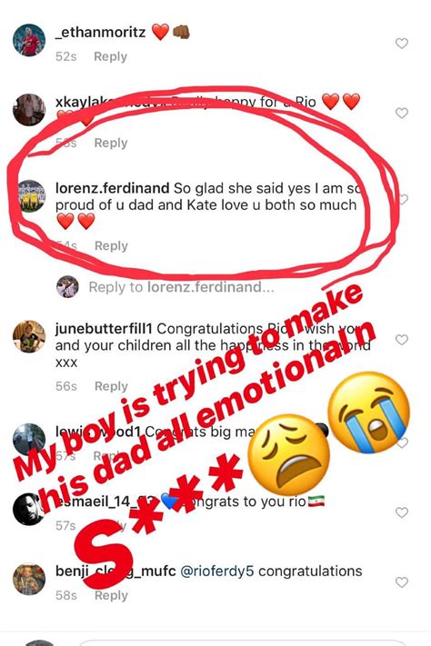 Rio Ferdinand In Tears As Son Lorenz Posts Emotional