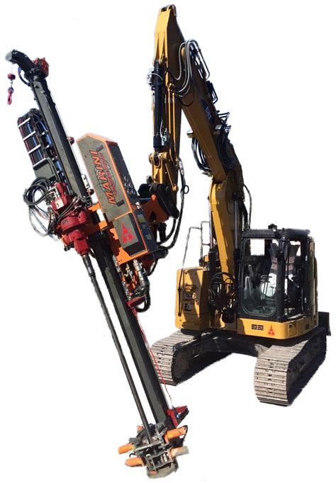 Mr A120 Spider And Excavator Drill Attachment