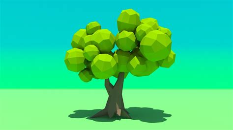 3d Modeling Low Poly Tree Using Mesh Extract Autodesk Maya Tutorial