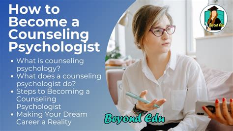 How To Become A Counseling Psychologist How To Become A Counsellor Beyond Edu Youtube