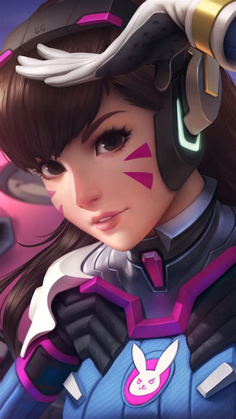 Dva Overwatch Artwork 4k Wallpapers Hd Wallpapers Id 20360