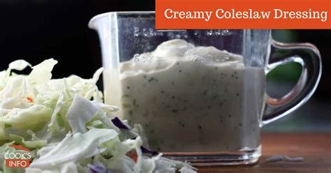 Recipe For Coleslaw Dressing With Miracle Whip : Get Cooking Directions