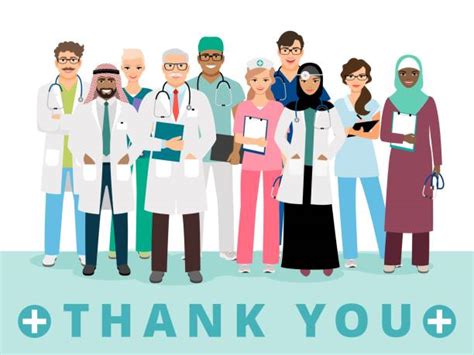 Hospital Employee Recognition Illustrations Royalty Free Vector