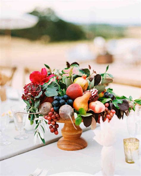 22 Wedding Centerpieces Bursting With Fruits And Vegetables Martha