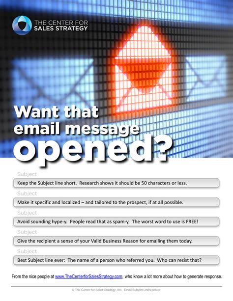 How To Get Your Email Opened Subject Line Best Practices