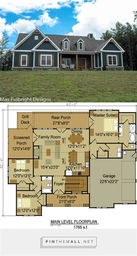 One Or Two Story Craftsman House Plan Artofit