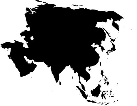 Svg Continent Map Asia Free Svg Image Icon Svg Silh
