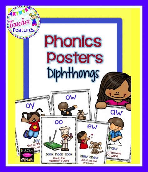 Phonics Posters Diphthongs Phonics Posters Phonics Teacher Features