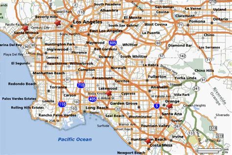 Los Angeles Map With Zip Codes