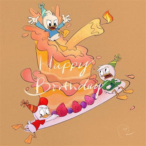 Racu On Instagram “happy Birthday Boys🎉 Ducktales Ducktales2017
