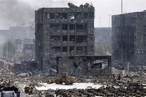 China Explosions Aftermath Photos From Inside The Blast Zone Show The