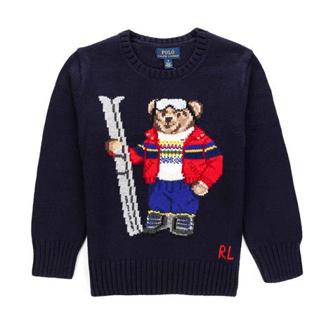 Defining timeless style since 1967. Ralph Lauren - Maglioncino Polo Bear Boy - annameglio.com ...