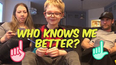 Who Knows Better Me Challenge Mom Vs Dad Youtube