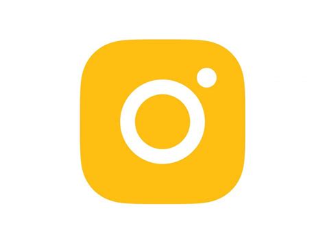 Instagram Yellow Icon Png Vector In Svg Pdf Ai Cdr Format