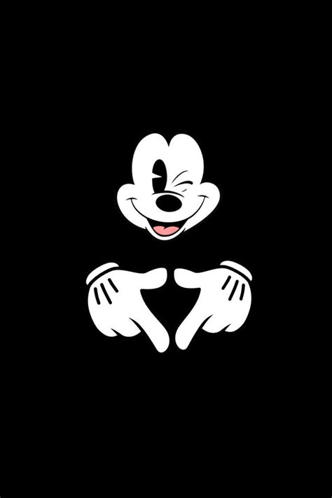 Mickey Mouse Background Mickey Mouse Wallpaper Iphone Black Wallpaper