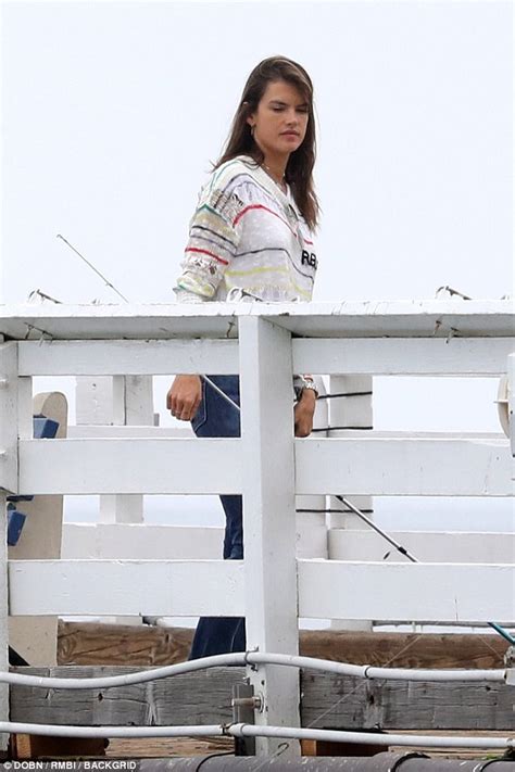 Alessandra Ambrosio Spends Memorial Day Fishing In Malibu Daily Mail