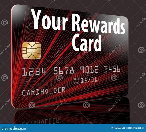 Rewards Credit Card Stock Illustration Illustration Of Isolated