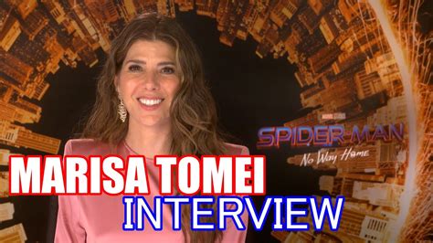 Marisa Tomei Talks Spider Man No Way Home The Hottest Aunt May What