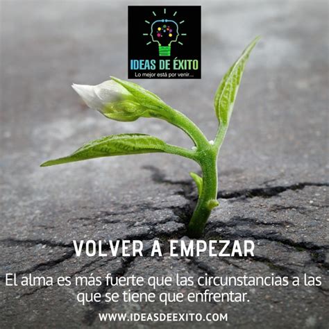 Volver a empezar Ideas de Éxito