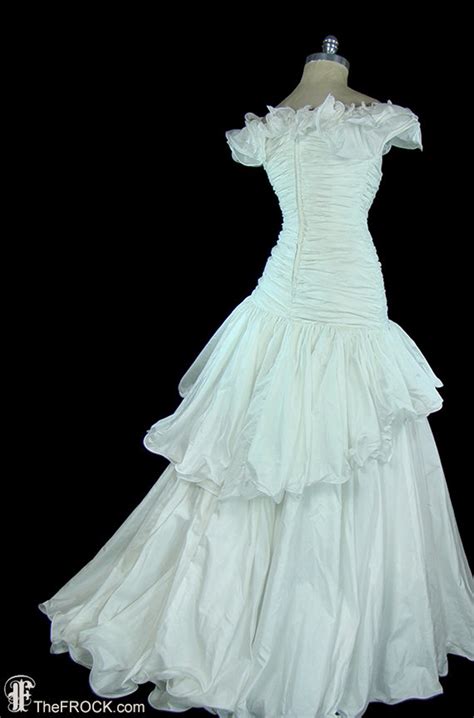 Emanuel Ungaro Wedding Gown Vintage French Couture Bridal Dress Ivory
