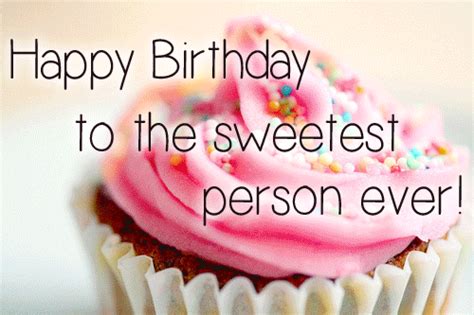 Happy Birthday To A Sweetest Person Free Happy Birthday Ecards 123
