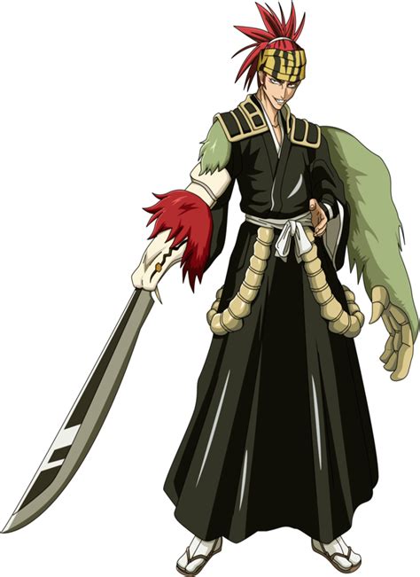 Renji Abarai Bleach Transparent Png Png Mart