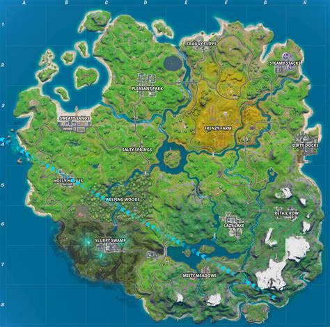 Fortnite Chapter Map All New Named Locations Shacknews
