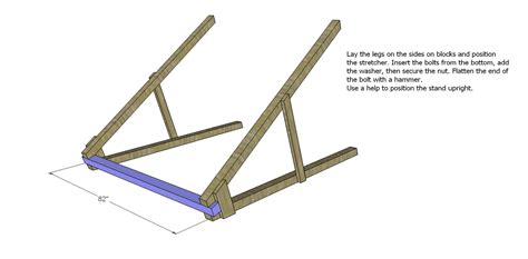 I really love this playset. Free DIY Furniture Plans: How to Build a Swing A-Frame ...