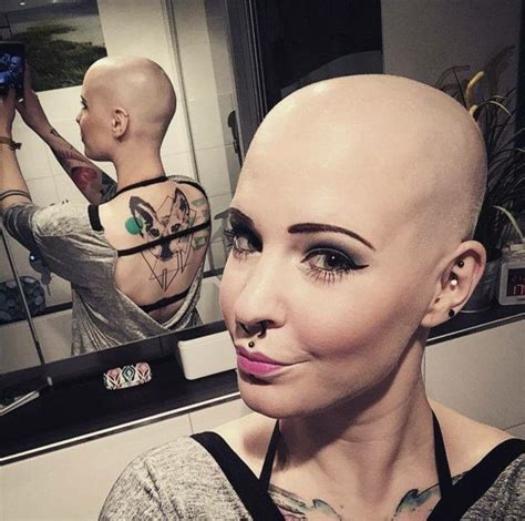 Pin By Daniel Vincent On Beautiful Bald Women Bald Women Bald Head