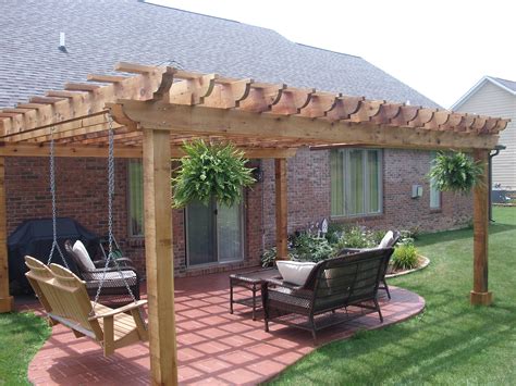 Porch swing with stand patio swing covered deck designs covered decks swing cover rocking chair porch porch. this is what I want to build on our deck one day, and I ...
