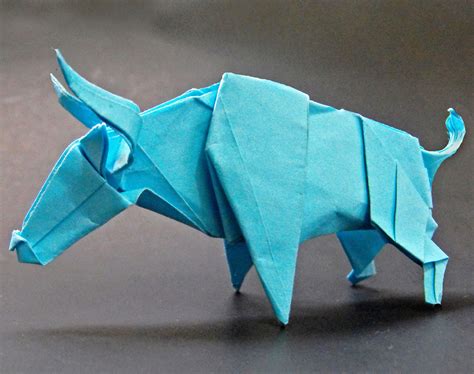 Origami Bull By Alejandro Delafuente On Deviantart