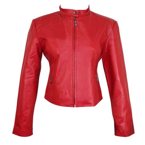 Red Leather Jacket I Want It Leather Coat Womens Leather Jacket