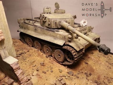 Dave S Model Workshop Tiger I In Tunisia Diorama Groundwork