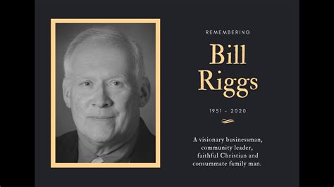 Remembering Bill Riggs Youtube