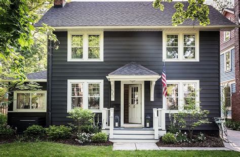 Dark Exterior Color Trend Why We Love It Studio Mcgee Colonial