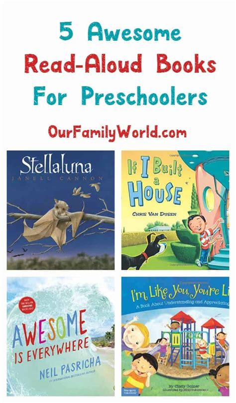 5 Awesome Read Aloud Books For Preschoolers