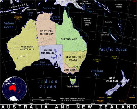 Australia New Zealand Outline