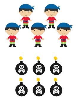 Subitizing Flashcards 0 10 Pirate Themed By Aftan S Adventures