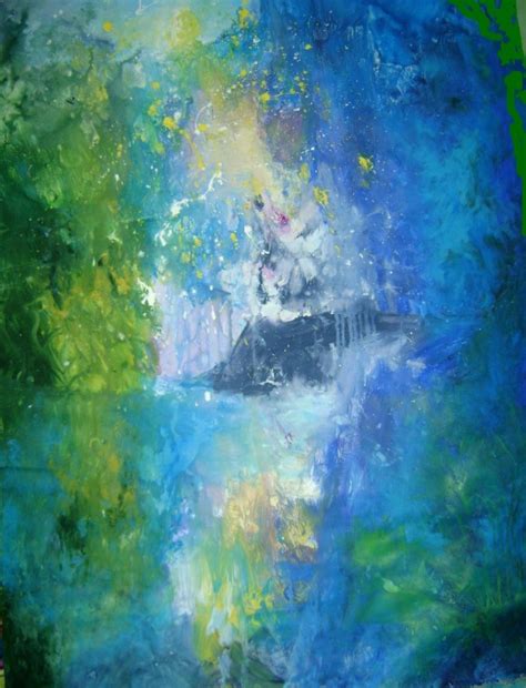 Paintings Originals For Sale Out Of The Blue An Original Abstract Painting On Canvas