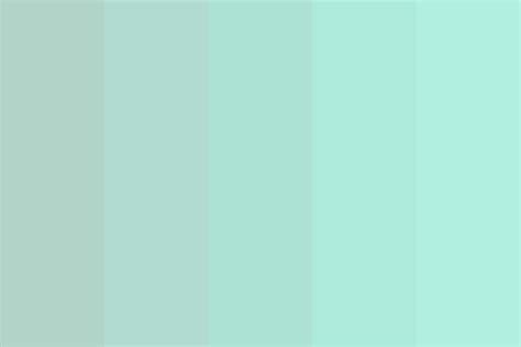 Pastel Mint Blue Color Palette