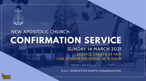 Confirmation Service Of The New Apostolic Church Worcester North