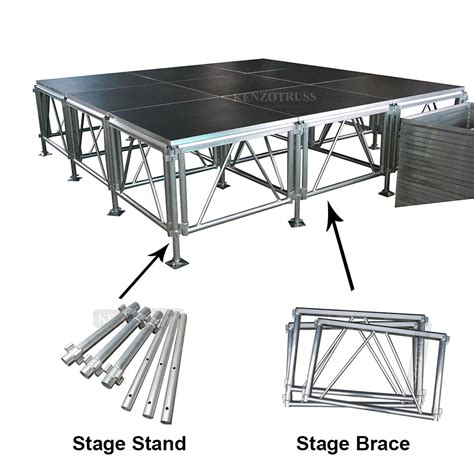 Heavy Duty Wooden Platform Aluminum Portable Concert Stage China