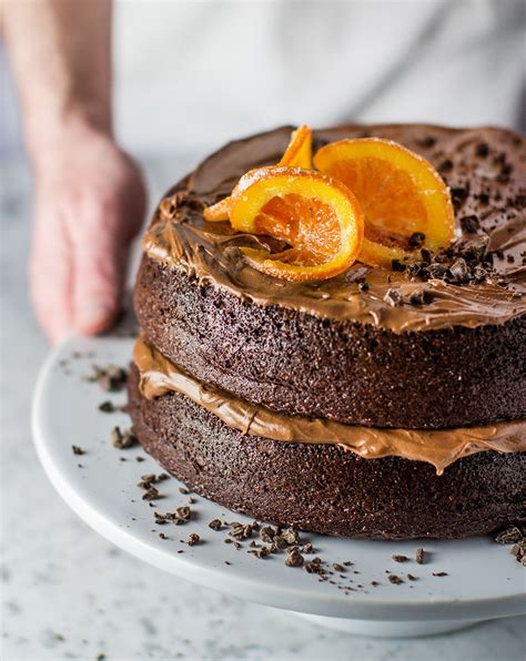 Chocolate Orange Cake With Chocolate Orange Cream Cheese Frosting