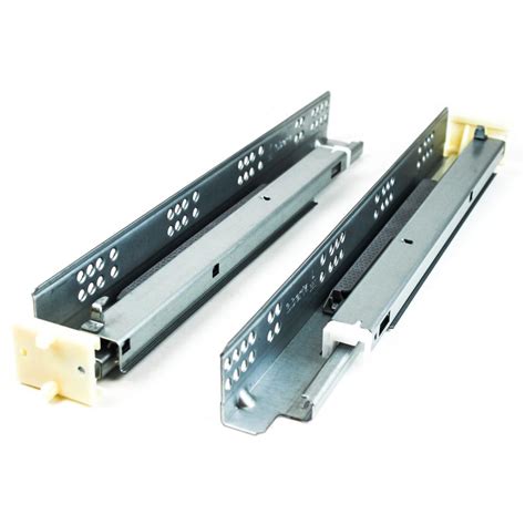 18 In Push To Open Full Extension Under Mount Cabinet Drawer Slide 100 Lbs 1 Pair Po Undrm