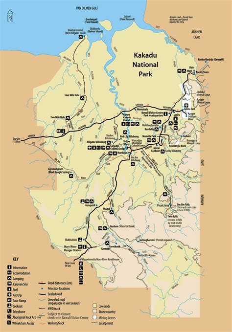 A Map Of The Colorado National Park