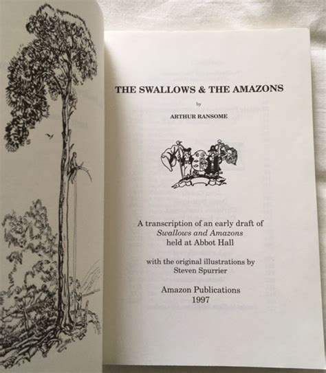 The Swallows And The Amazons By Ransome Arthur Fine Paperback 1997