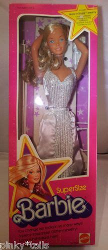 supersize 18 inch barbie doll by mattel 1976 with growing hair barbie dolls barbie and dolls