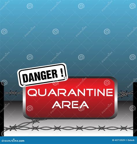 Quarantine Area Stock Vector Illustration Of Health 43713529