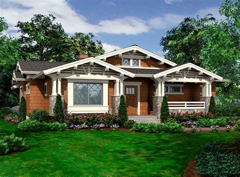 Vaulted One Story Bungalow 23264jd Architectural Designs House Plans