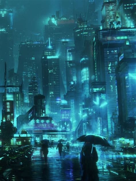Ville Cyberpunk Cyberpunk City Futuristic City Futuristic